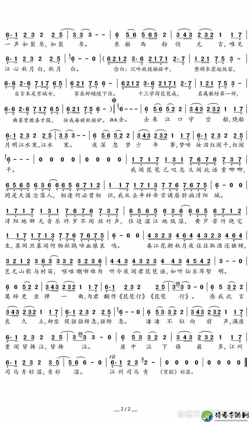 胡姬琵琶行歌词全收录｜手写本必备！泪推级胡曲解密